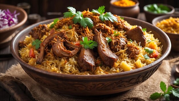 Rice and meat special